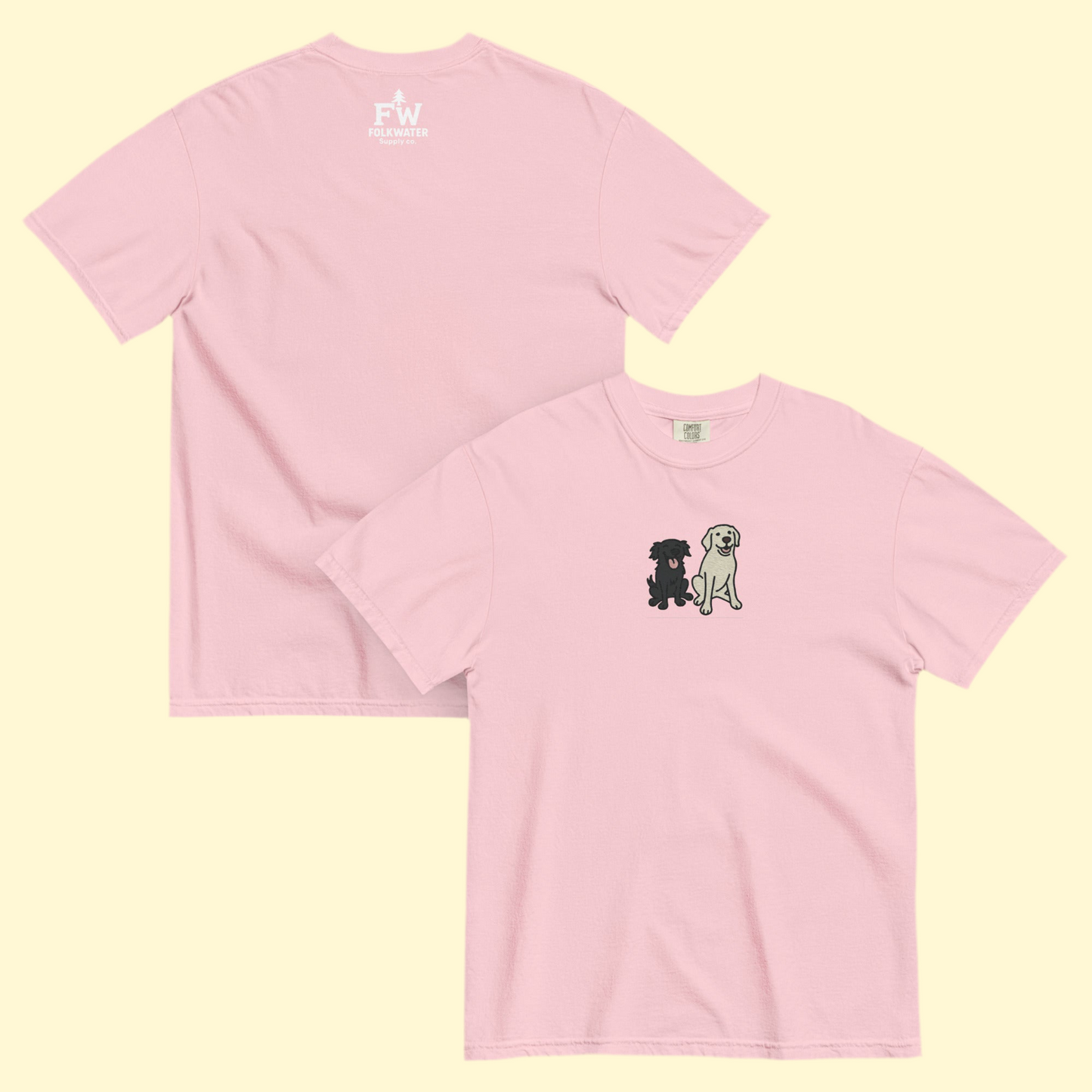Pups Embroidered Tee