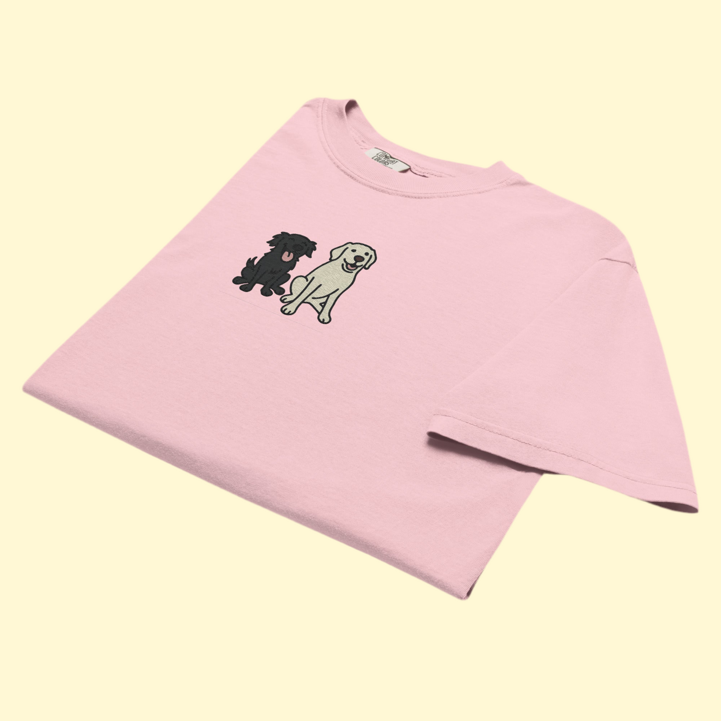 Pups Embroidered Tee