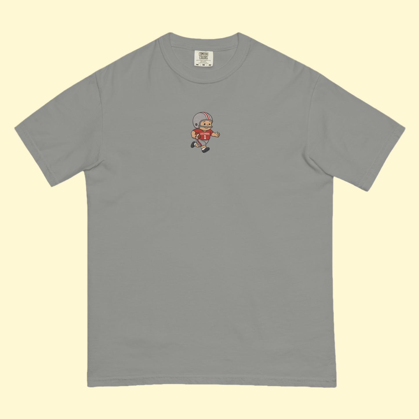 Columbus Football Embroidered Tee