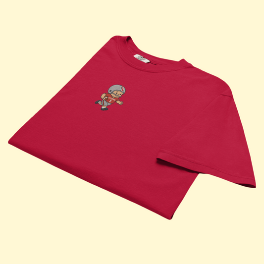 Columbus Football Embroidered Tee